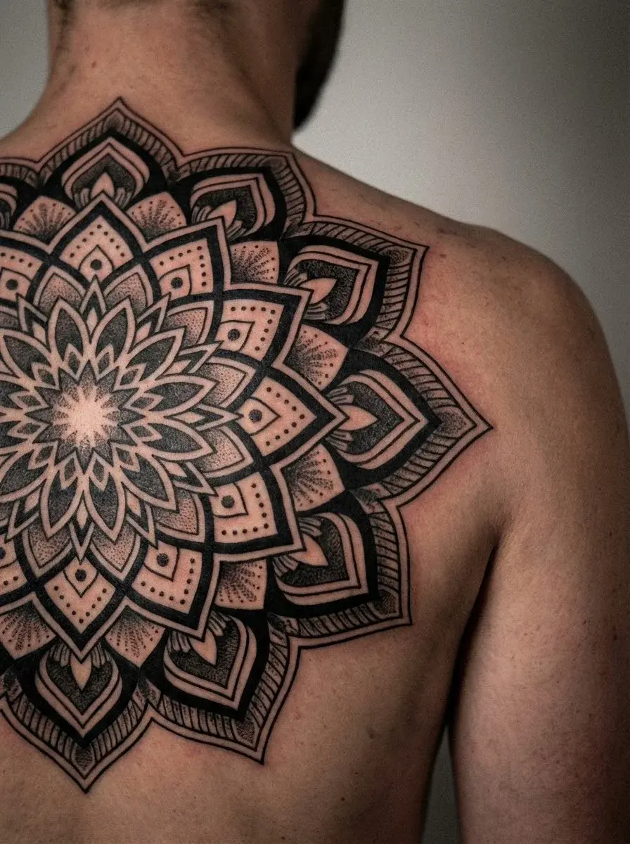 Blackwork Mandala